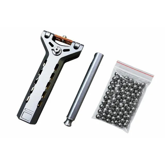 🔥Limited-Time 50% OFF✨Professional Telescopic Aluminum Alloy Auto-Loading Slingshot Full Kit (200 Steel Balls)